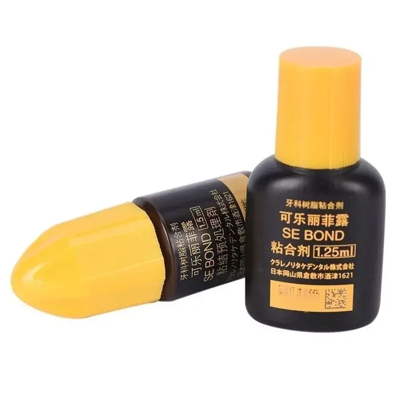 Kuraray CLEARFIL SE BOND لطب الأسنان، ختم برايمر ذاتي النقش 1.25 مل + 1.5 مل، لاصق برمز مركب للأسنان