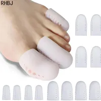 Nuevas protectores de dedos transpirables, almohadillas para juanetes, cojines, protectores de dedos grandes, cubiertas de silicona para protección de uñas encarnadas