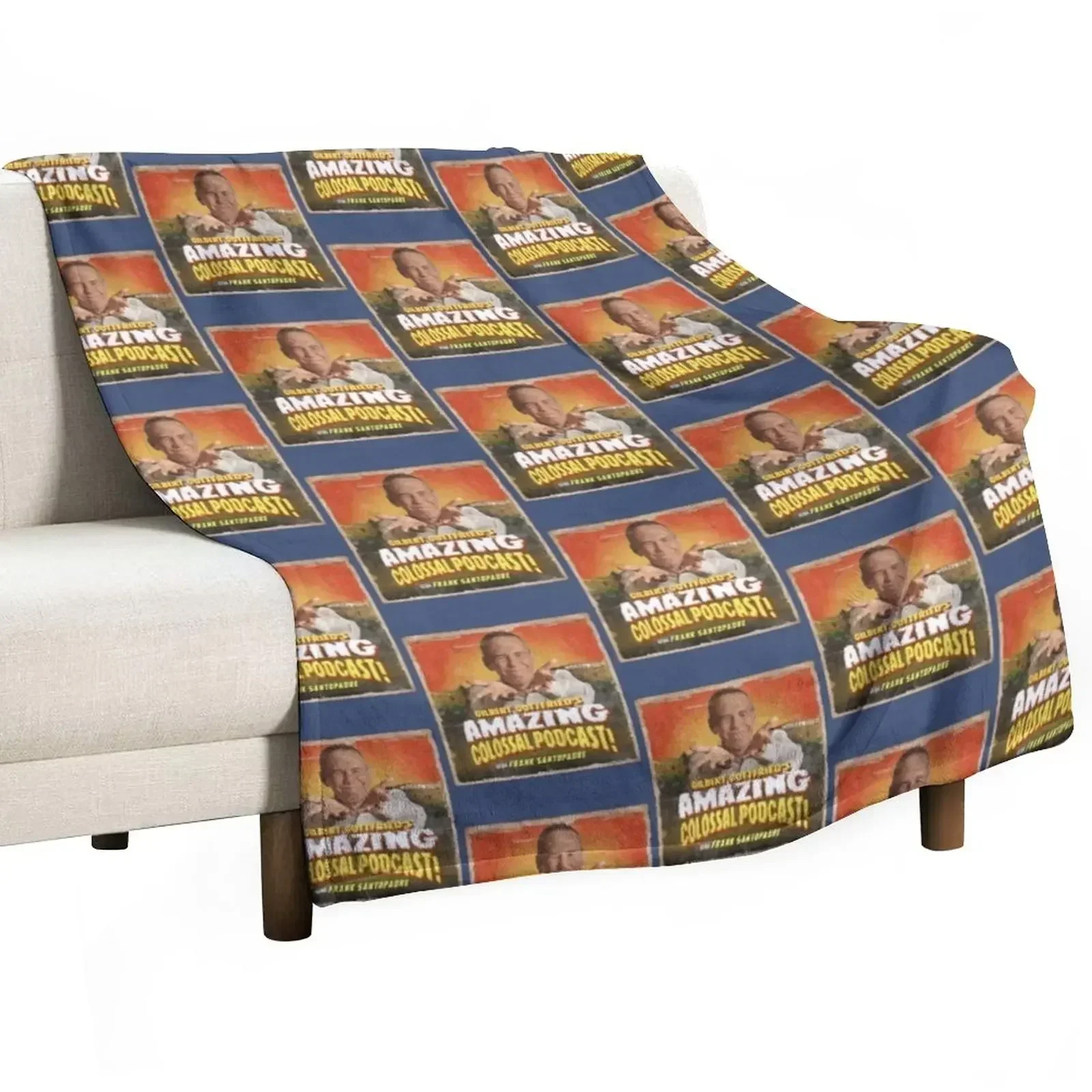 

Gilbert Gottfried podcast Throw Blanket warm for winter Vintage Blankets