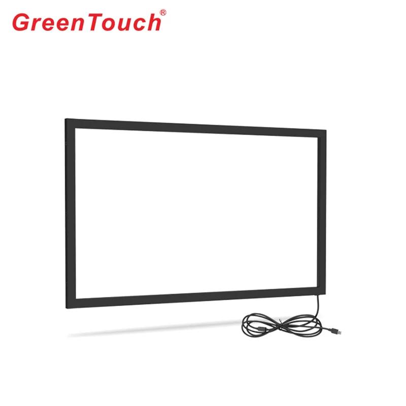 GreenTouch 15.6 بوصة تعمل باللمس IR شاشة 15.6 بوصة 10 نقاط IR اللمس الإطار مع الزجاج الأشعة تحت الحمراء شاشة تعمل باللمس تراكب عدة Usb Free-drive