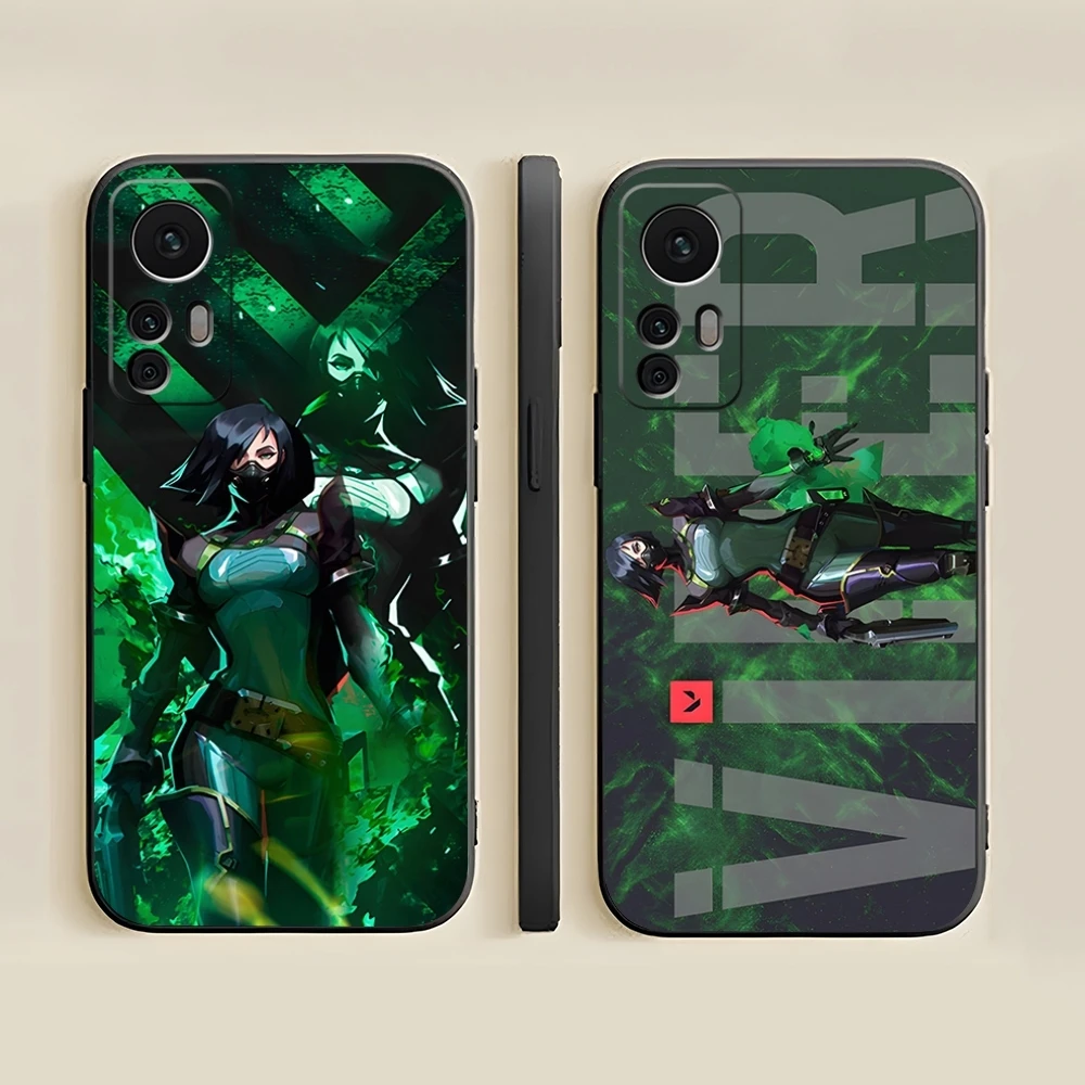 Game Viper Valorant Phone Case For Xiaomi 14 13 12 11T Lite Ultra Redmi Note 13 12 10 Pro POCO F4 F5 X5 Pro Back Cover