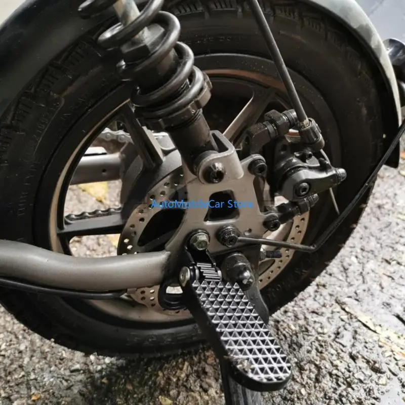 

G8TE 1 Pair Electric Scooter Pedals Anti Slip Folding Footrest for Electric Scooter