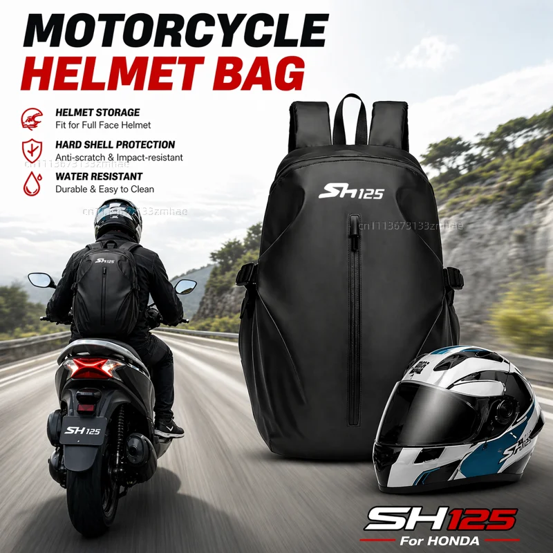 

Knight Backpack Motorcycle Helmet Bag Travel Equipment Waterproof Large Capacity Riding Gear For HONDA SH125 SH125i SH 125 150i