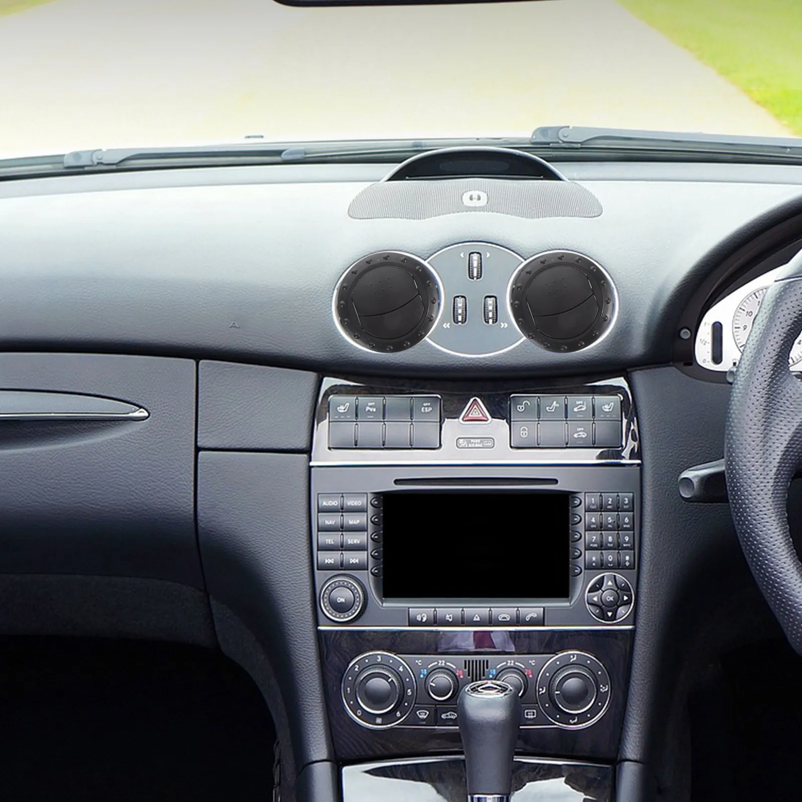 

4Pcs Rv Air Conditioning Outlet Round ABS Universal Air Vent for Motorhome Bus Interior Comfortable Airflow Vent Cover