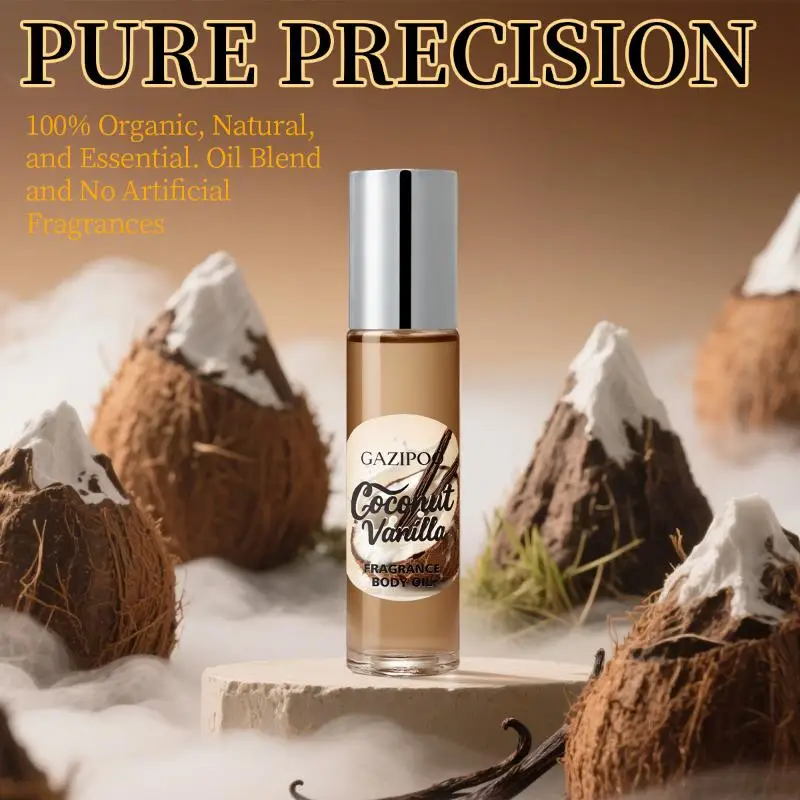 

GAVARRY Premium Coconut Fragrance Long-lasting Fresh Coconut Milk Gourmet Fragrance Alcohol-free Sandalwood Women Fragrance