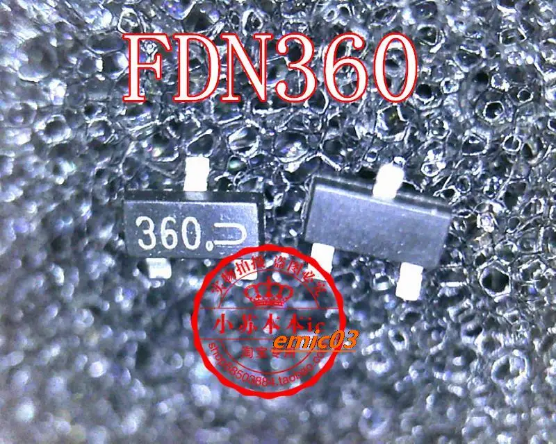 10pieces   FDN360 360 SOT-23   