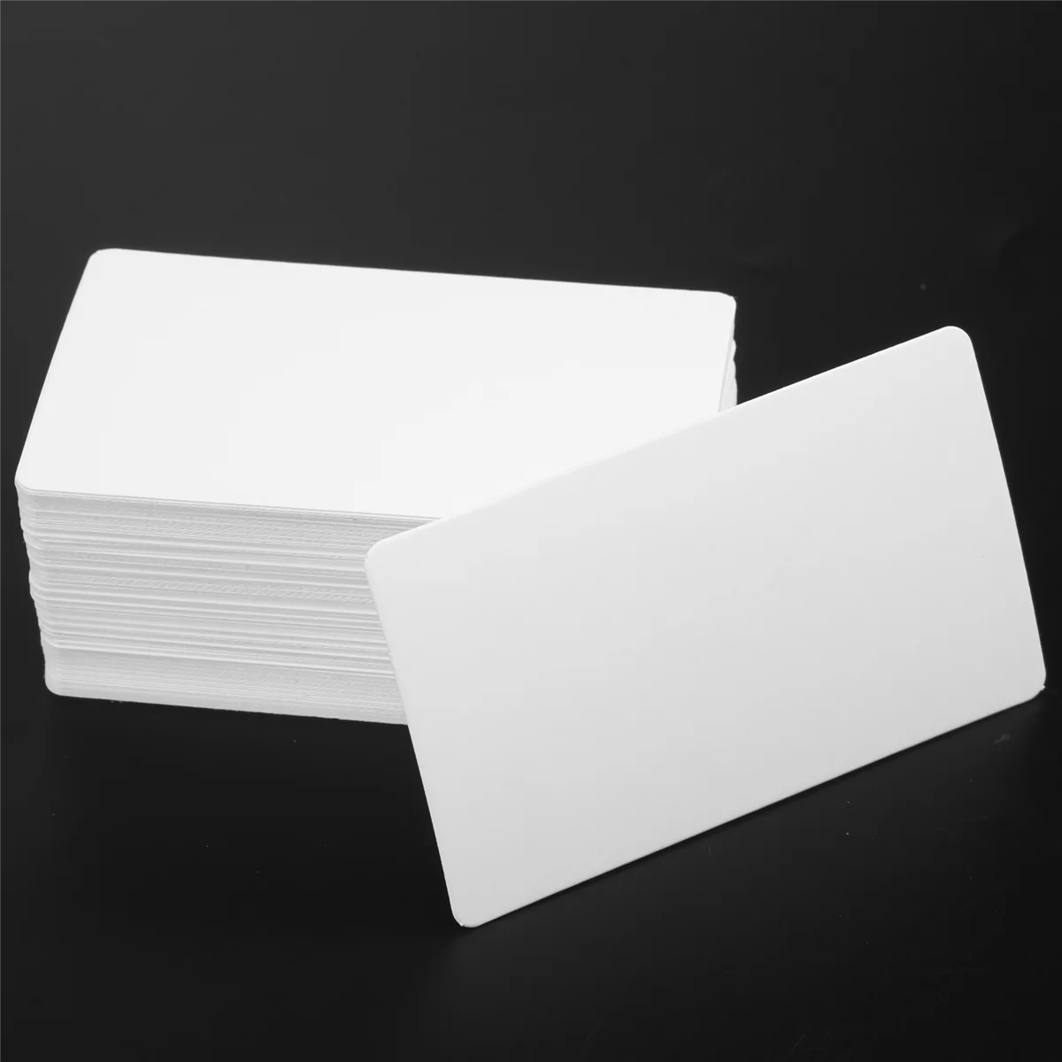 New Blank White Cardboard paper Message Card Business Cards Word Card DIY Tag Gift Card About 100pcs (White)