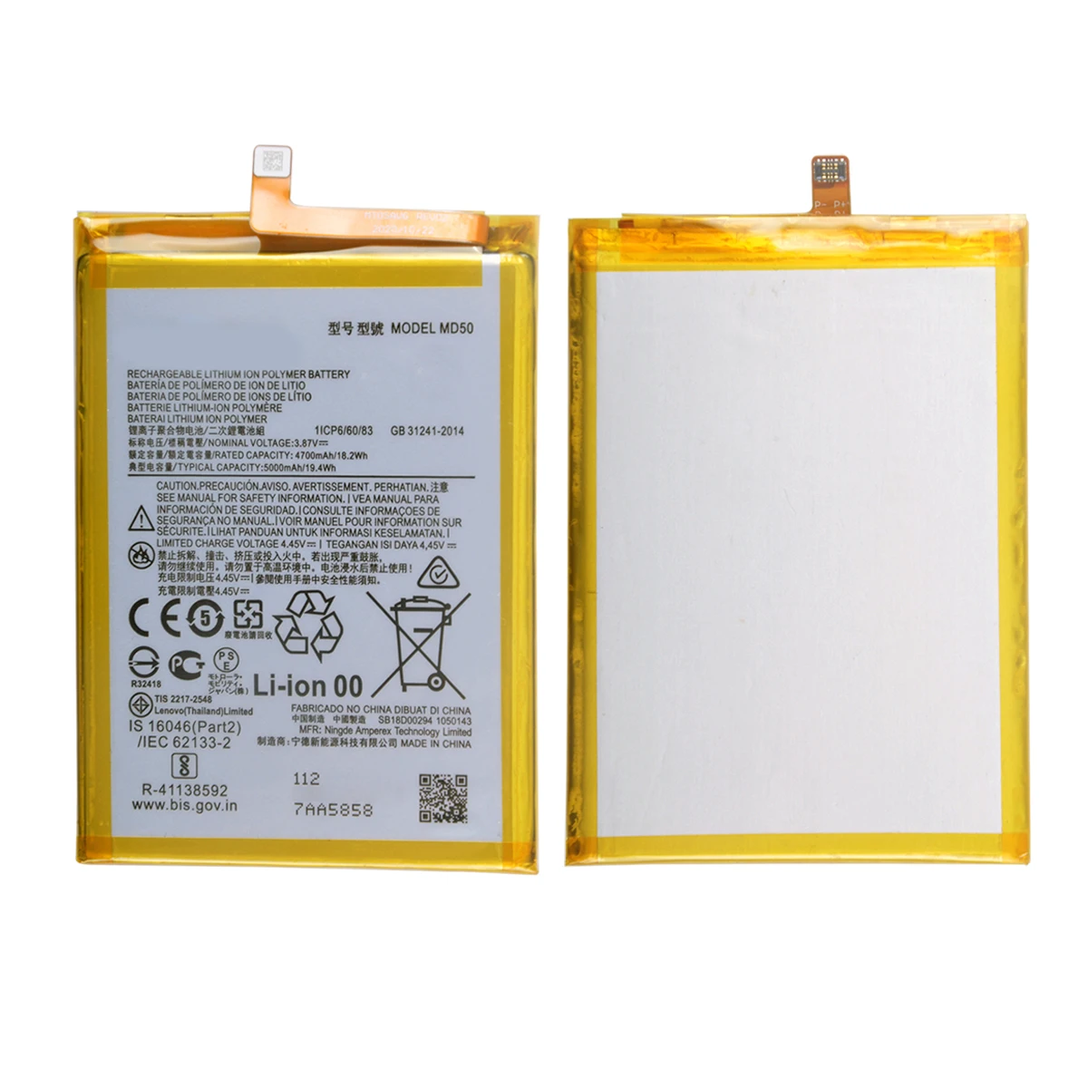 100% Original  MD50 5000mAh Battery For  Motorola MOTO G Stylus 5G 2021/XT2131/G Stylus 2022  Phone Batteries+Tools