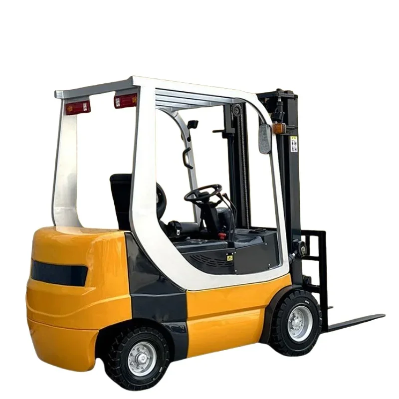 New Energy Hydraulic Lift 4-Wheel Electric Forklift Truck Compact 2 Ton Capacity Seat Operator 2000kg Loading 3m Lift Pallet