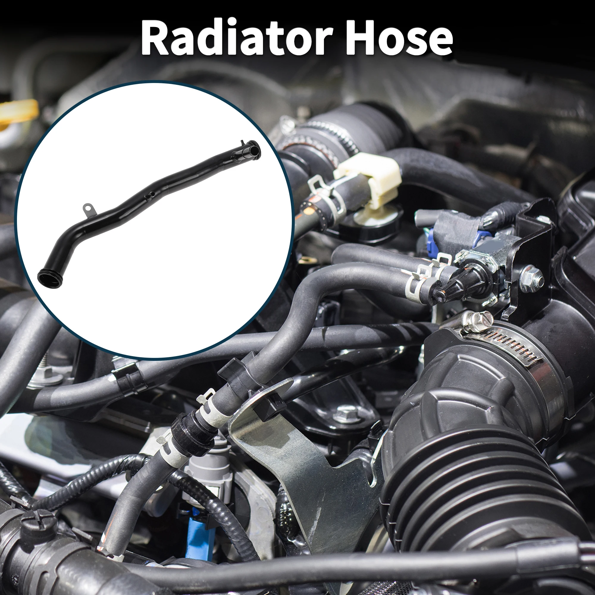 

UXCELL Radiator Hose for Honda Accord 2.3L 1998-2002 No.19505PJK000 Iron Coolant Pipe