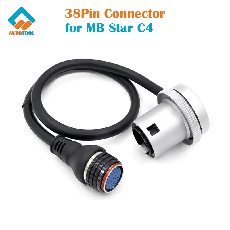 

For MB Star C4 38 Pin Cable SD Connect C4 C5 Scanner Connector 38Pin Cable Star Car Diagnostic Tool Multiplexer Car Accessories