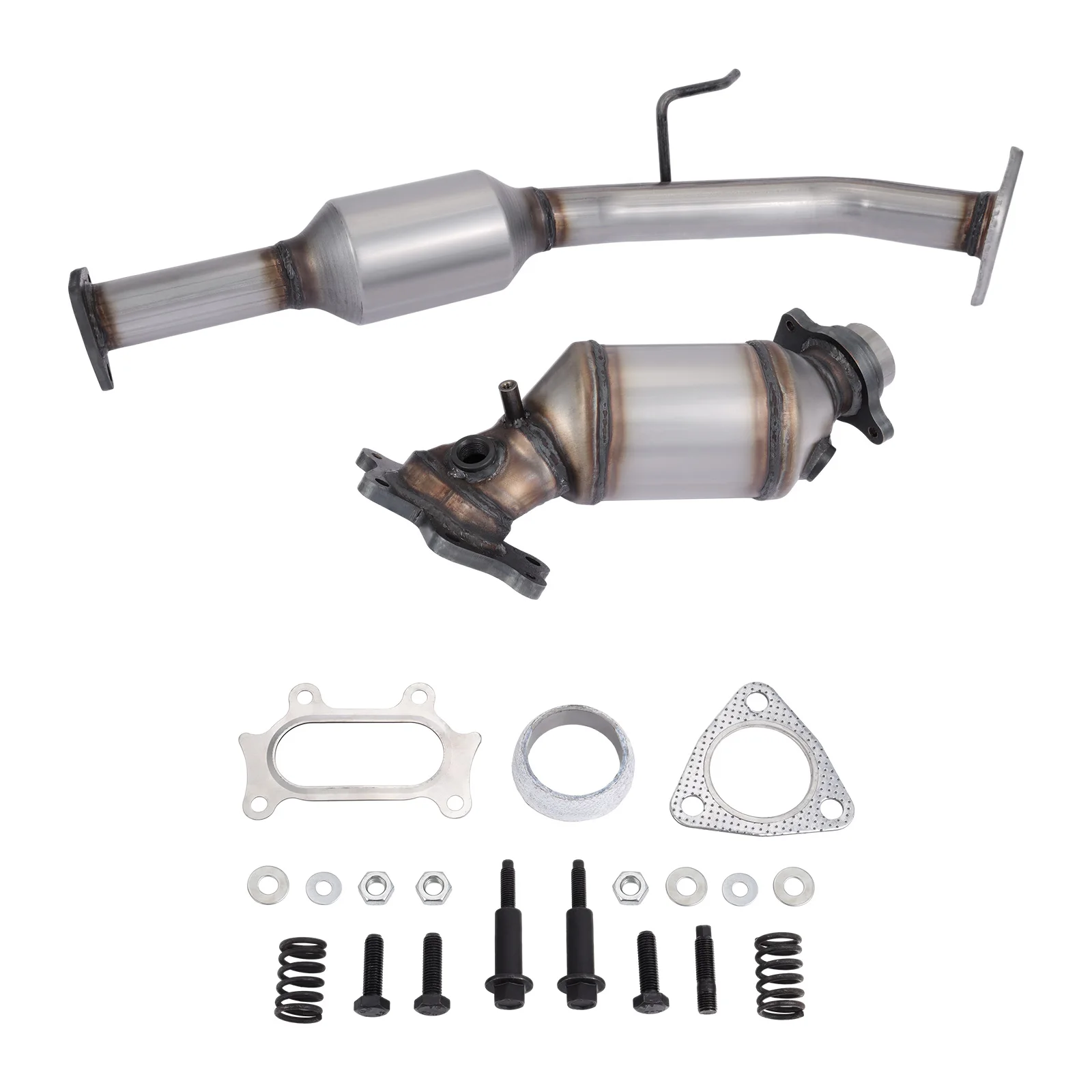 Para 2006 2007 2008 2009 2010 2011 Honda Civic 1.3L ambos convertidores catalíticos de colector híbrido de acero inoxidable 1 Juego