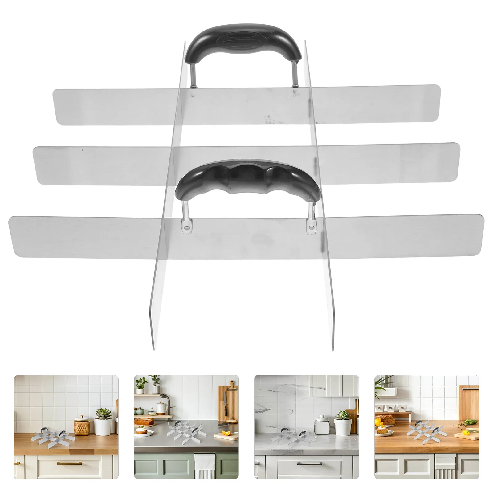 Heavy Duty Stainless Steel Cake Divider with Lifting Structure Clean Cut Dessert Slicer for Baking Classes Family Gatherings