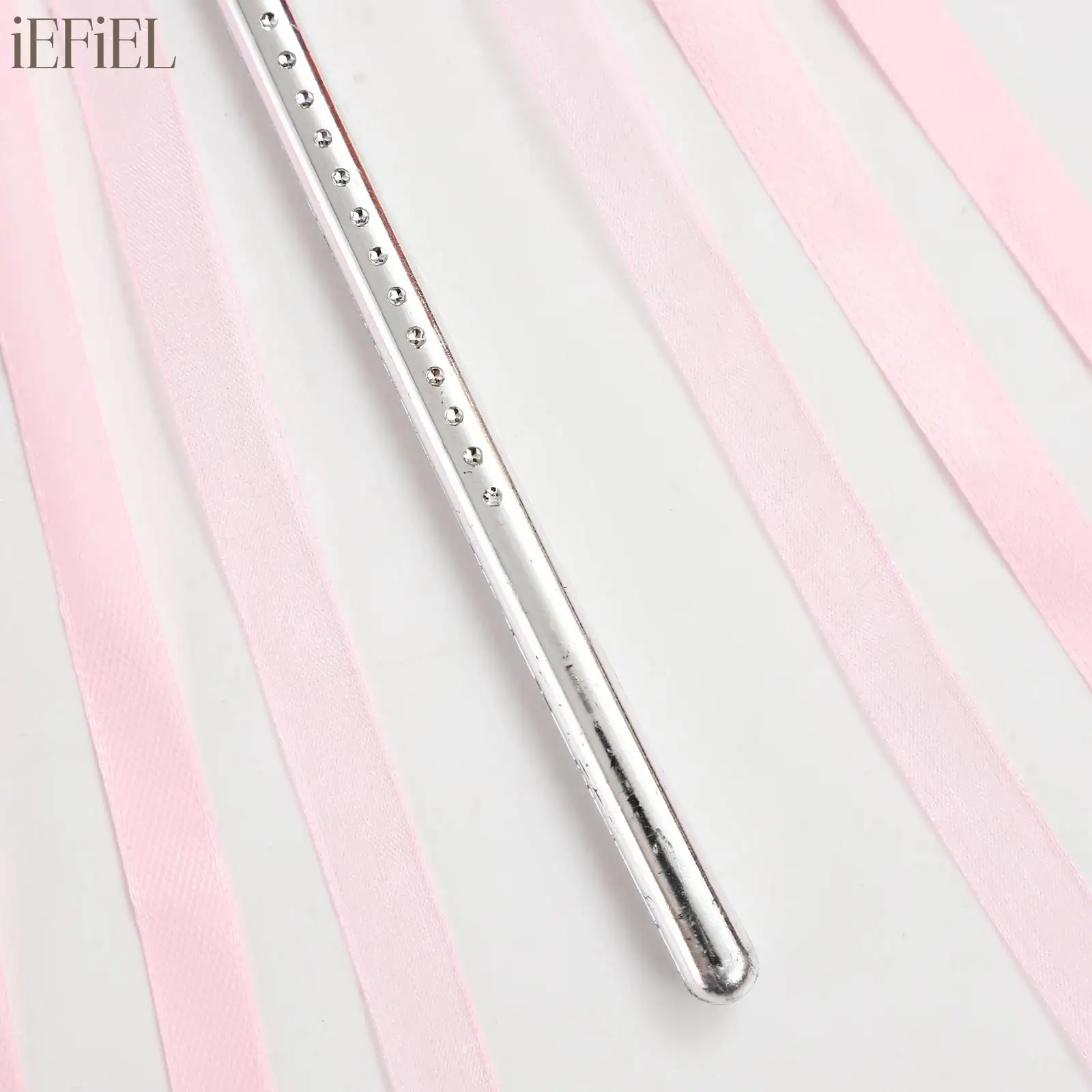 

Rhinestone Ribbon Princess Magic Wand Star Fairy Stick for Girls Birthday Party Gift Masquerade Halloween Princess Cosplay Props