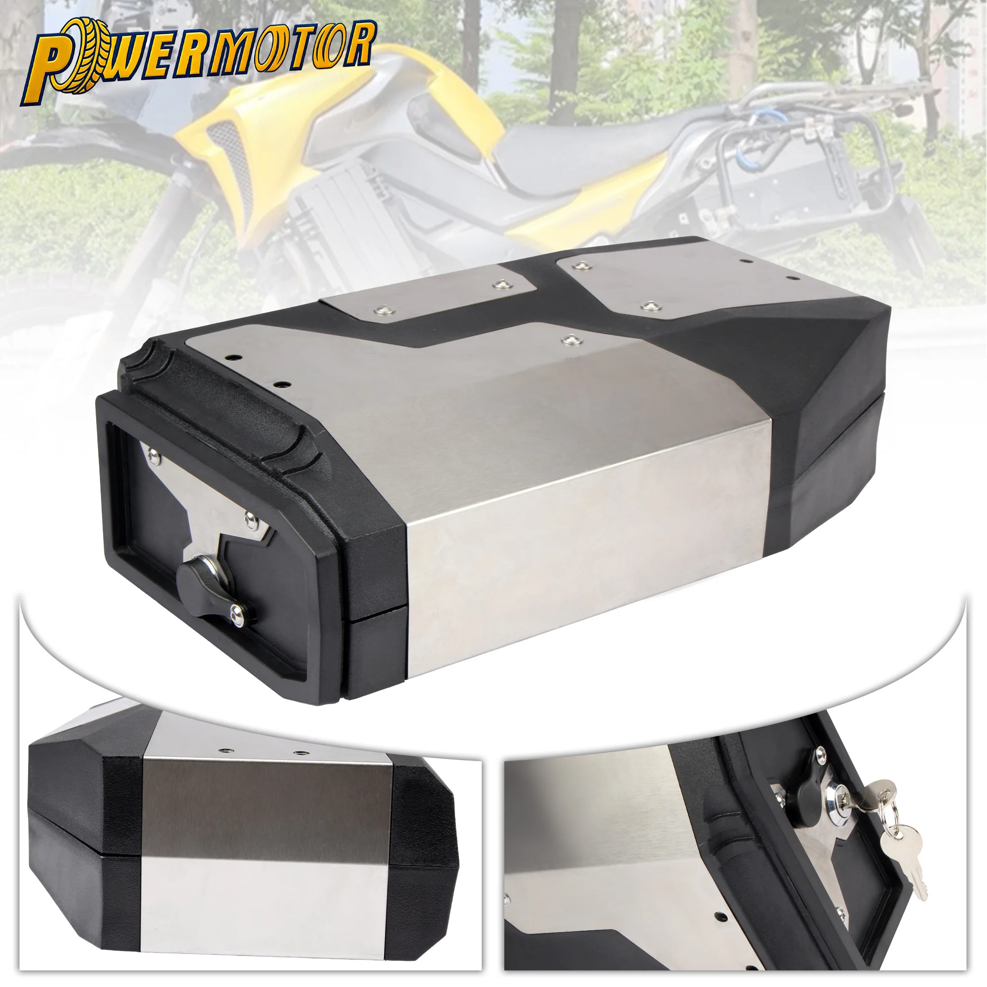 

For BMW R1200GS OC 2004-2012 Motorcycle Toolbox Left Side Waterproof Tool Box R1250GS F750GS F850GS R1250 Aluminum Accessories