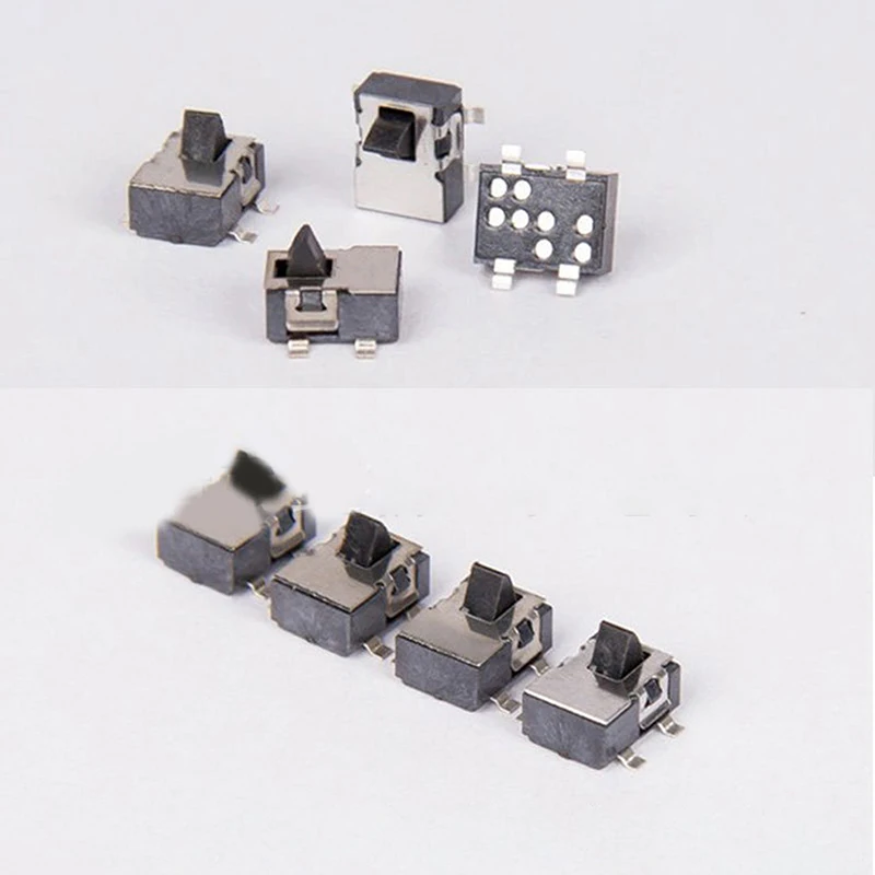 10Pcs 4 Pin Mini Slide Micro Toggle Switch, Miniature Reset Detection Switch For Humidifier, 4 Foot Home Appliance Repair Parts