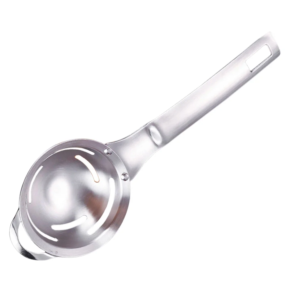 Household Egg Separator Strainer Handheld Stainless Steel Splitter Yolk Divider