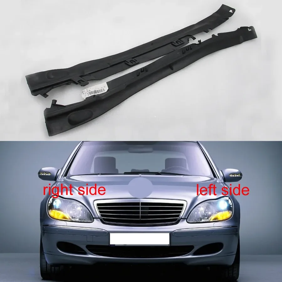 For 2003-2005 Mercedes-Benz S-Class W220 S280 S350 S430 S500 S600 Headlight Rubber Sealing Strip Trim Headlamp Decorative Strip