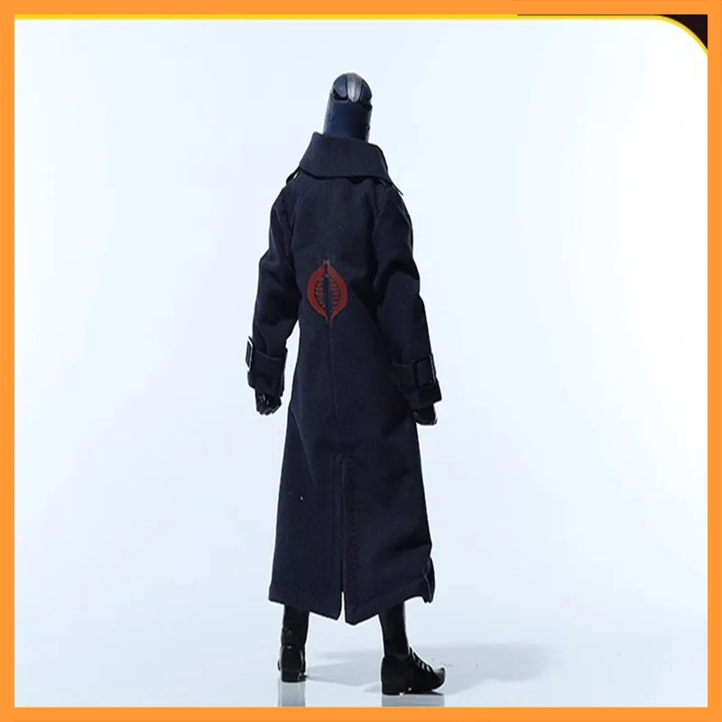

In Stock 1/12 Scale Navy Blue Double Breasted Design Coat Jacket Fit 6inches Action Figure Model Toys No Model
