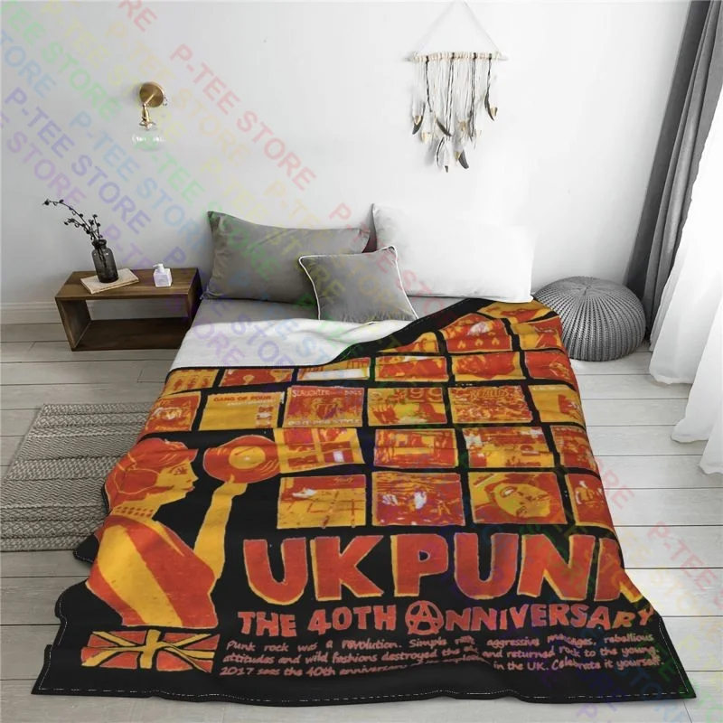 Punk 40Th Anniversary Sid Vicious Buzzcocks Gang Of Four Paul Weller Blanket Autumn Breathable Sleeping Sheets