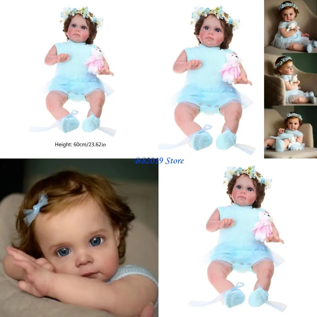 

Жизненная кукла Reborns, похожая на жизнь, с движущейся рукой и ногой винил