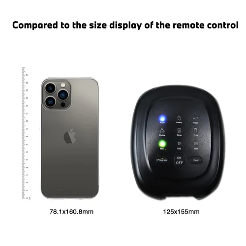 Imagen 2 del producto Sistema de recuperación de piernas de compresión neumática, masajeador de pies para circulación y relajación, masaje de pantorrilla, Reduce la tensión muscular