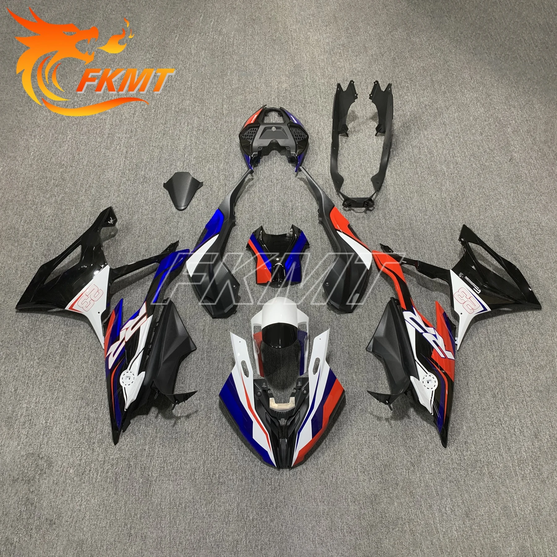 

Moke moto Neon fluorescence Fairings Kit Fit For BMW M1000RR S1000rr 2019 2020 2021 2022 Bodywork Set ABS Injection Black