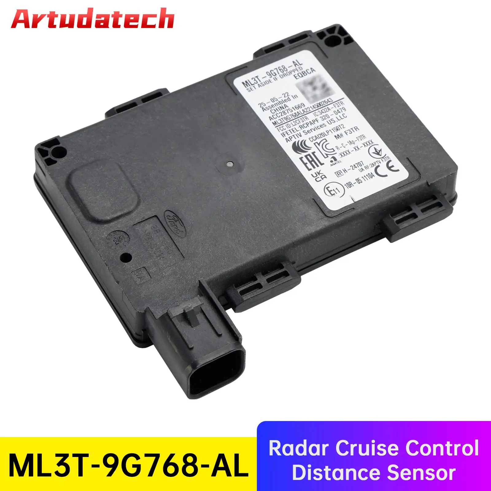 Artudatech Radar Cruise Control Distance Sensor ML3T-9G768-AL for Ford F150 2021 2022 2023