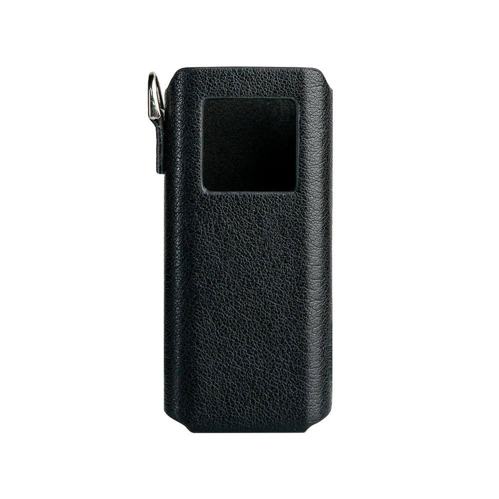FiiO SK-BTR15 Protective Case Leather PU Material Simple Style Hanging Rope Design Case for FiiO BTR15 LDAC Ear Amplifier
