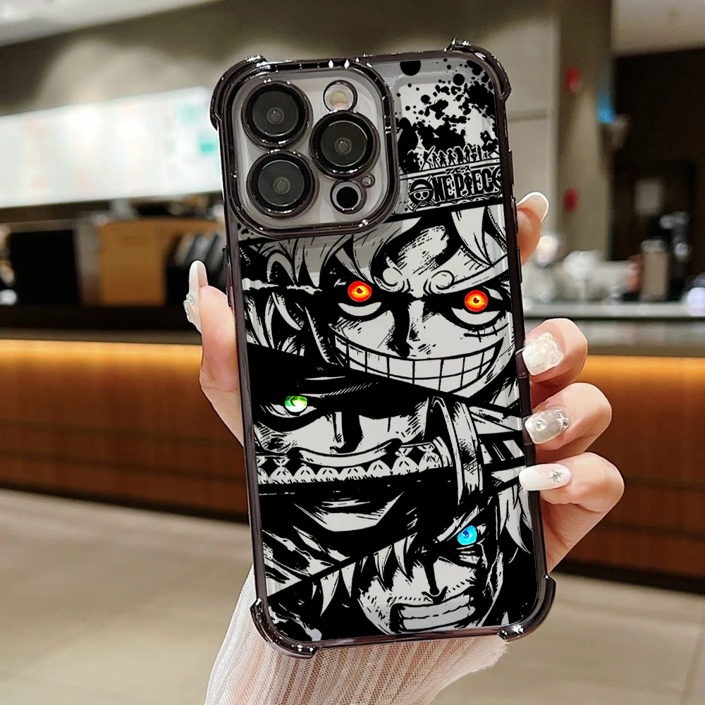Awesome OnePiece Plating Phone Case For Samsung A27 A37 A57 A07 A36 A16 A06 A35 A55 A25 A26 A05s A15 A54 A34 A24 A14 A05 A04 5G