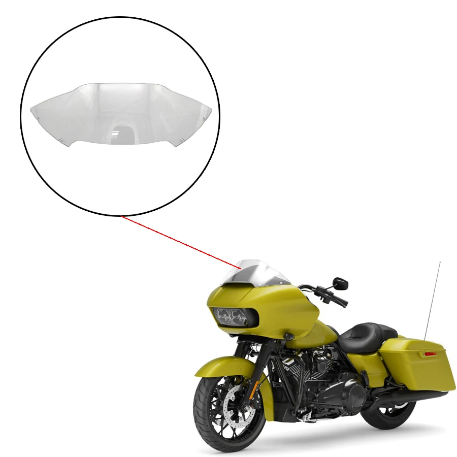 Motorcycle Windshield Deflector Windscreen Hardened Anti-Fog For Harley Davidson Road Glide Touring 2015-2023 PC Hot Sale