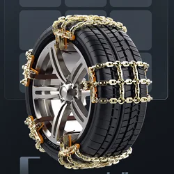 Universal Steel Winter Truck Car Wheels Tyre Tire Snow Ice Chains Belt Winter Anti-skid Vehicles SUV Wheel Chain Mud Road Safety