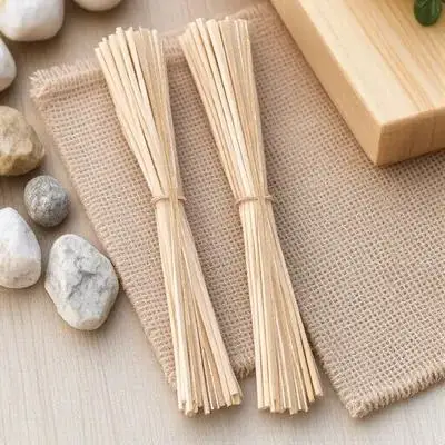 20 Stück Bambus-Bastelstäbe, vorgeschnitten, flach, leicht, stark, Drachenrahmenstangen für DIY-Kinderdrachenherstellung, kreative Aktivitäten im Freien