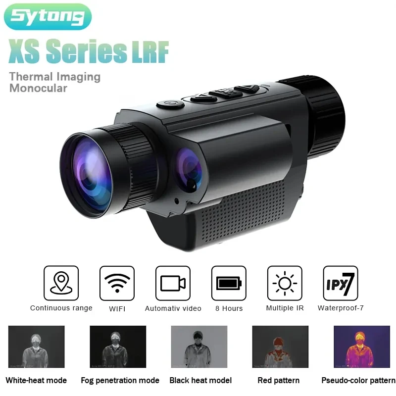 

Sytong XS Series LRF 384X288 Handheld Multi Imaging Mode Built-in Laser Rangefinder WIFI Infrared Thermal Imager