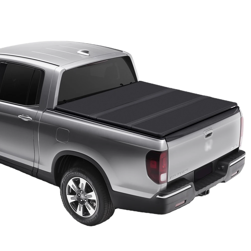 

High Quality Car Accessories Hard Tri Fold Tonneau Cover for Ranger Hilux Triton D-Max Taga Silverado 1500