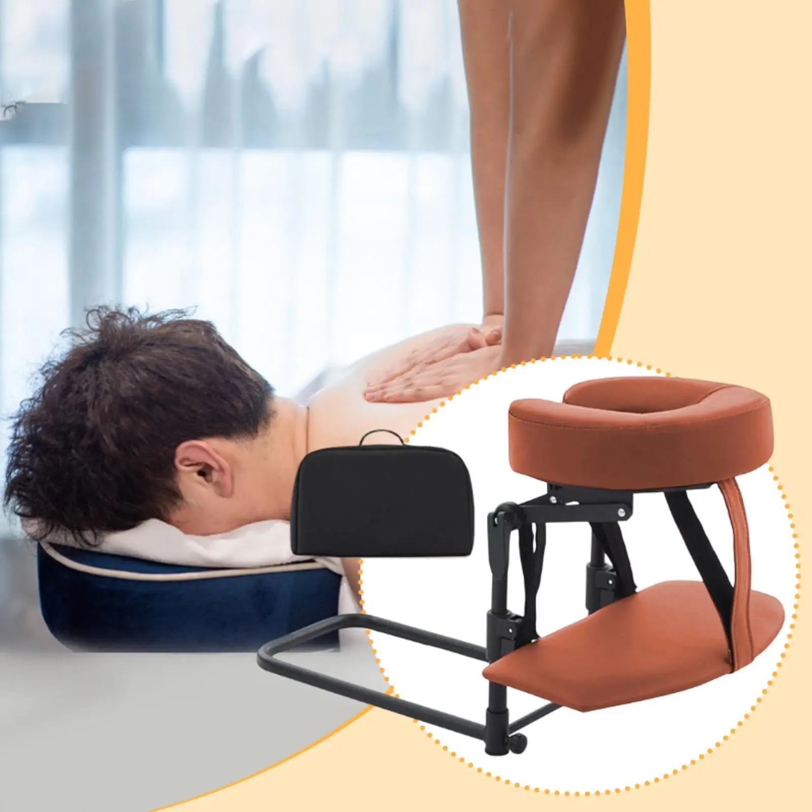 Home Mattress Top Massage Kit massage tool Portable Massager Head Rest with Hand Support Board Comfortable for Beauty Bed Office