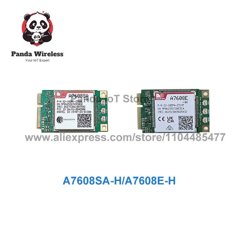 SIMCOM A7608SA-H/A7608E-H MINIPCIE High-performance LTE Cat4 module supports LTE-TDD/LTE-FDD/HSPA+/GSM/GPRS/EDGE for IOT field