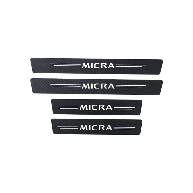 Adesivos de proteção para o peitoril da porta do carro, limiar, Nissan Altima, Maxima, Micra PatSAR, Qashqai, SENTRA SYLPHY, TEANA, TIIDA, ROGUE, 4pcs