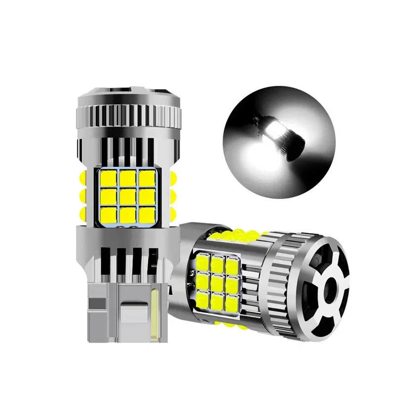 T20หลอดไฟรถยนต์ LED CANbus 7443 W21W 21/5W 7440ไฟเบรครถจักรยานยนต์อัตโนมัติถอยหลังอัตโนมัติโคมไฟ12V 24V 2500lm 25W