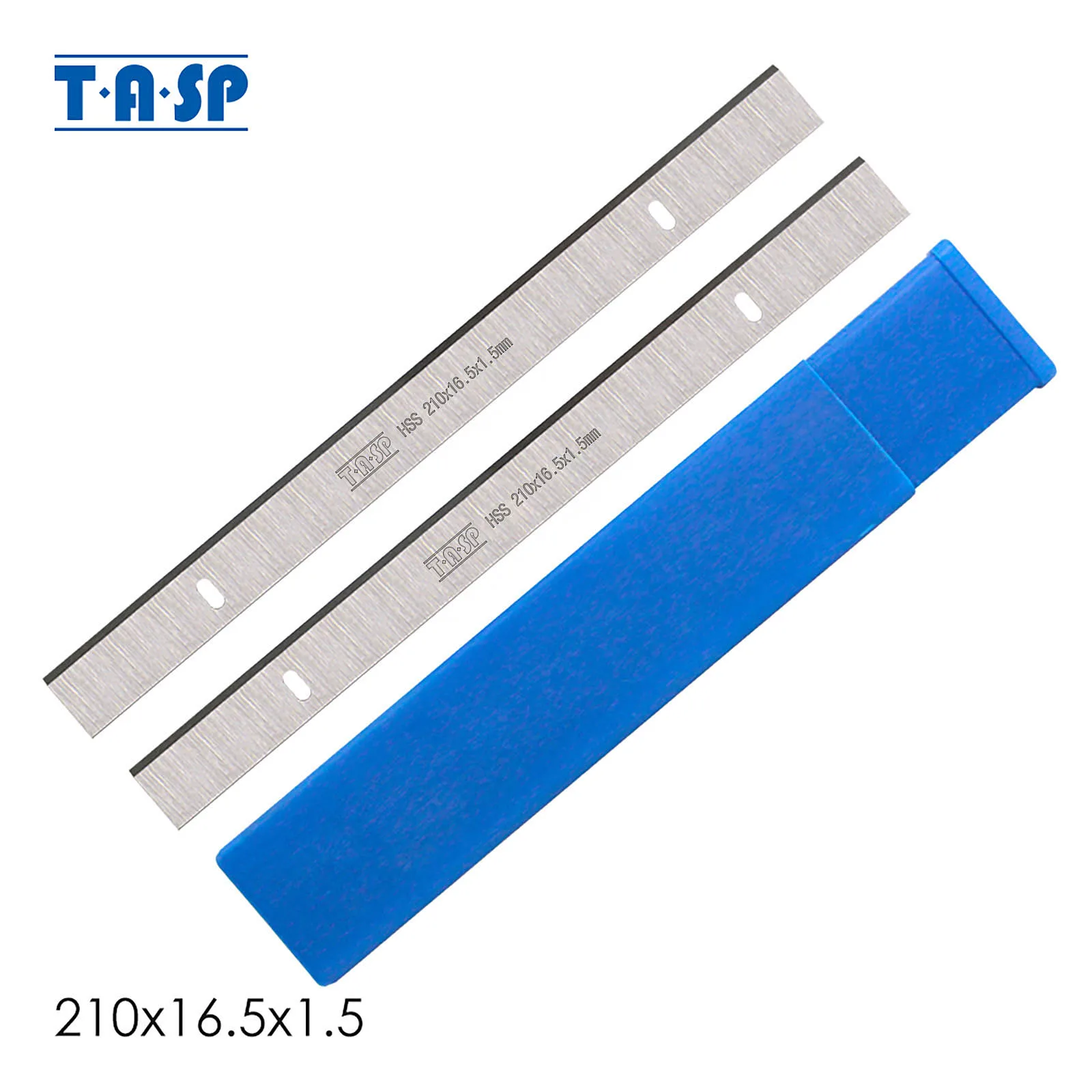 Image of TASP 8 Zoll (210 mm) HSS Dickenhobelklingen 210x16,5x1,5 mm Holzmesser Holzbearbeitungsteile für Einhell TC-SP 204 ERBAUER