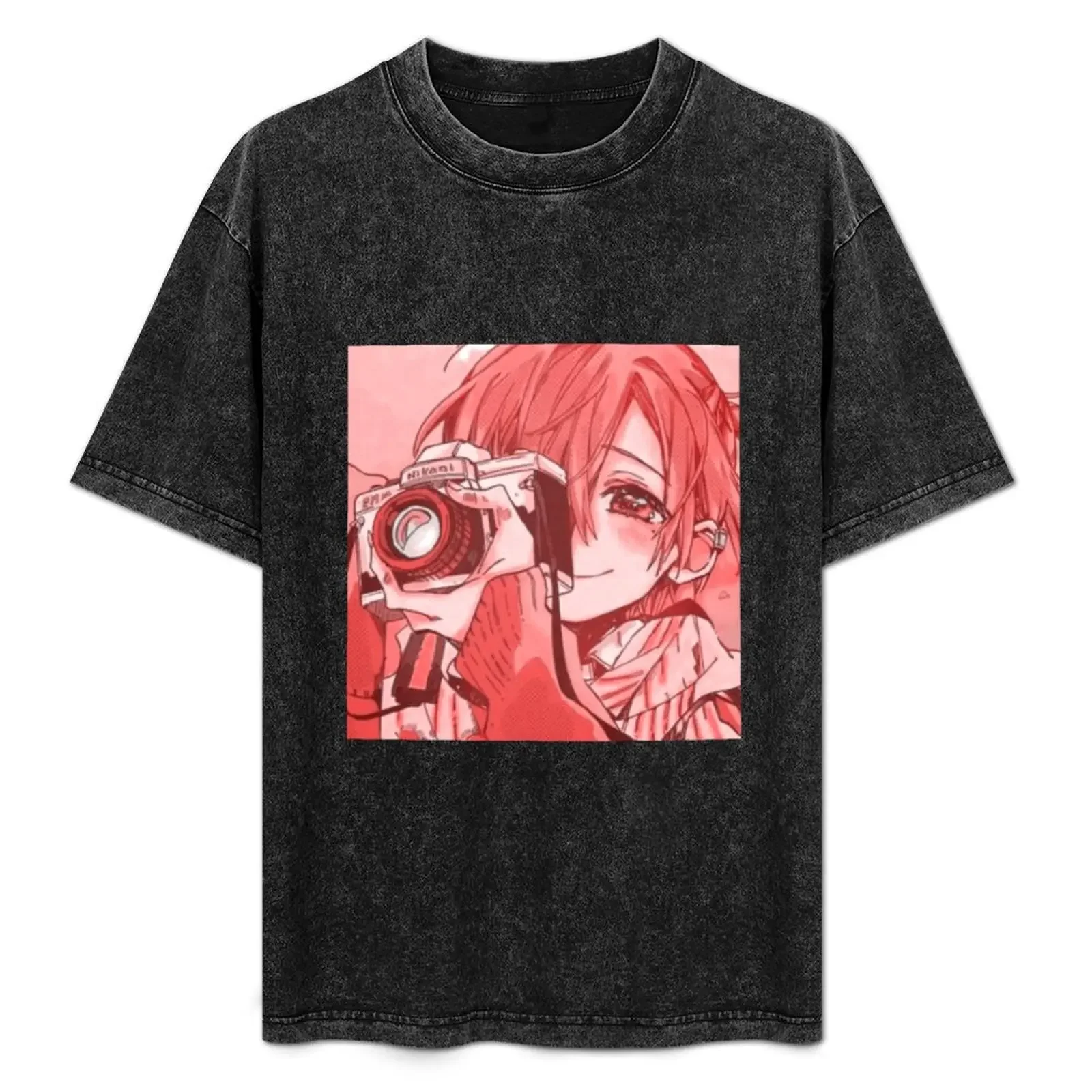 Camiseta de Anime Mitsuba Sousuke, camisas holgadas, ropa vintage, cosas de anime, camiseta de lujo, camisetas divertidas para hombres