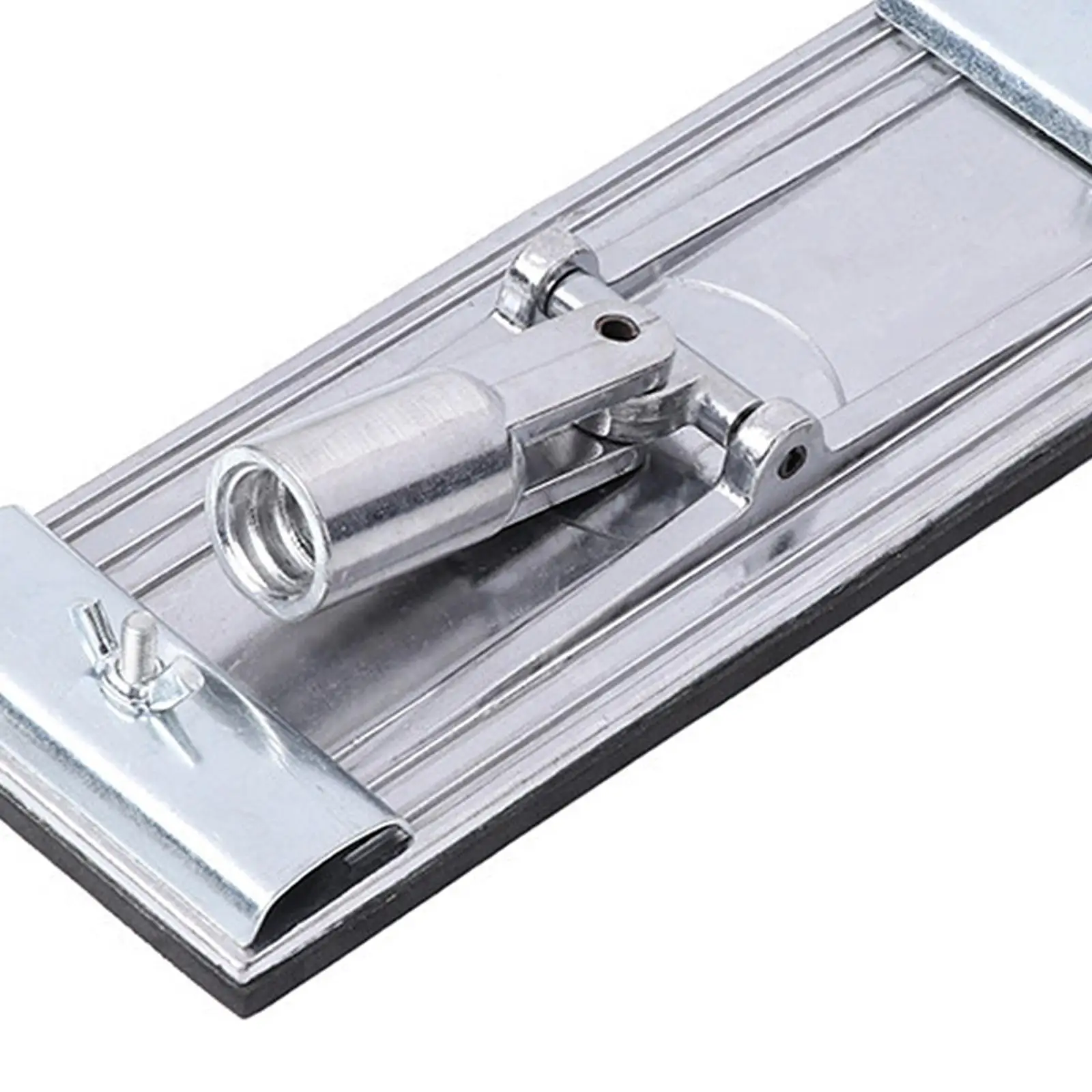 ポールサンダーヘッド軽量で頑丈なアルミニウム合金簡単に乾燥壁ポールサンダー研磨クリップクイックサンディング