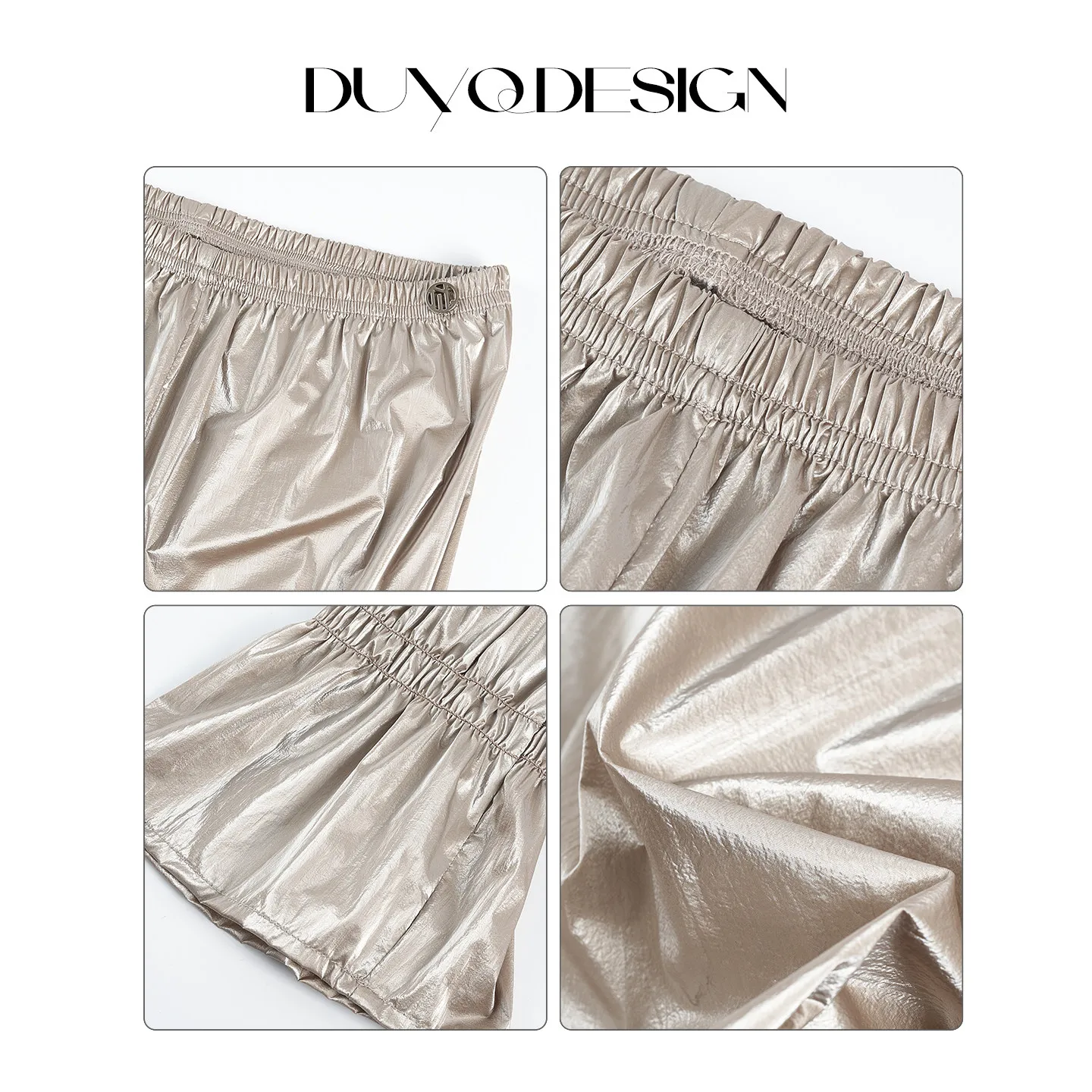 Customized Latin Dance Wide-legged Pants Female Adult High-waist Bouffant Pants Modern National Standard Dance Practice Clothing