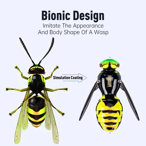 Königreich Vespa Crawl künstlicher Köder 40 mm 40 mm schwimmend Bionische Insektenfischerei Köder Swimbaits Köder Köder Niedrig Karpfen Hechtfischen 6 Hauptverkaufstabias Bass - №5