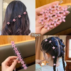 10 Sweet Wind Flower Hair Clips, Fashionable Hair Clips, and Head Flowers Suitable for Daily Use Hair Accessories