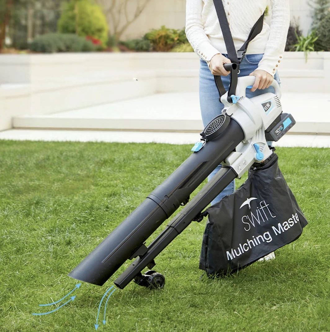 

High Quality Plastic Lithium Electric Leaf & Snow Blower with Leaf Shredder Outdoor Household Blower Electric Garden Tools