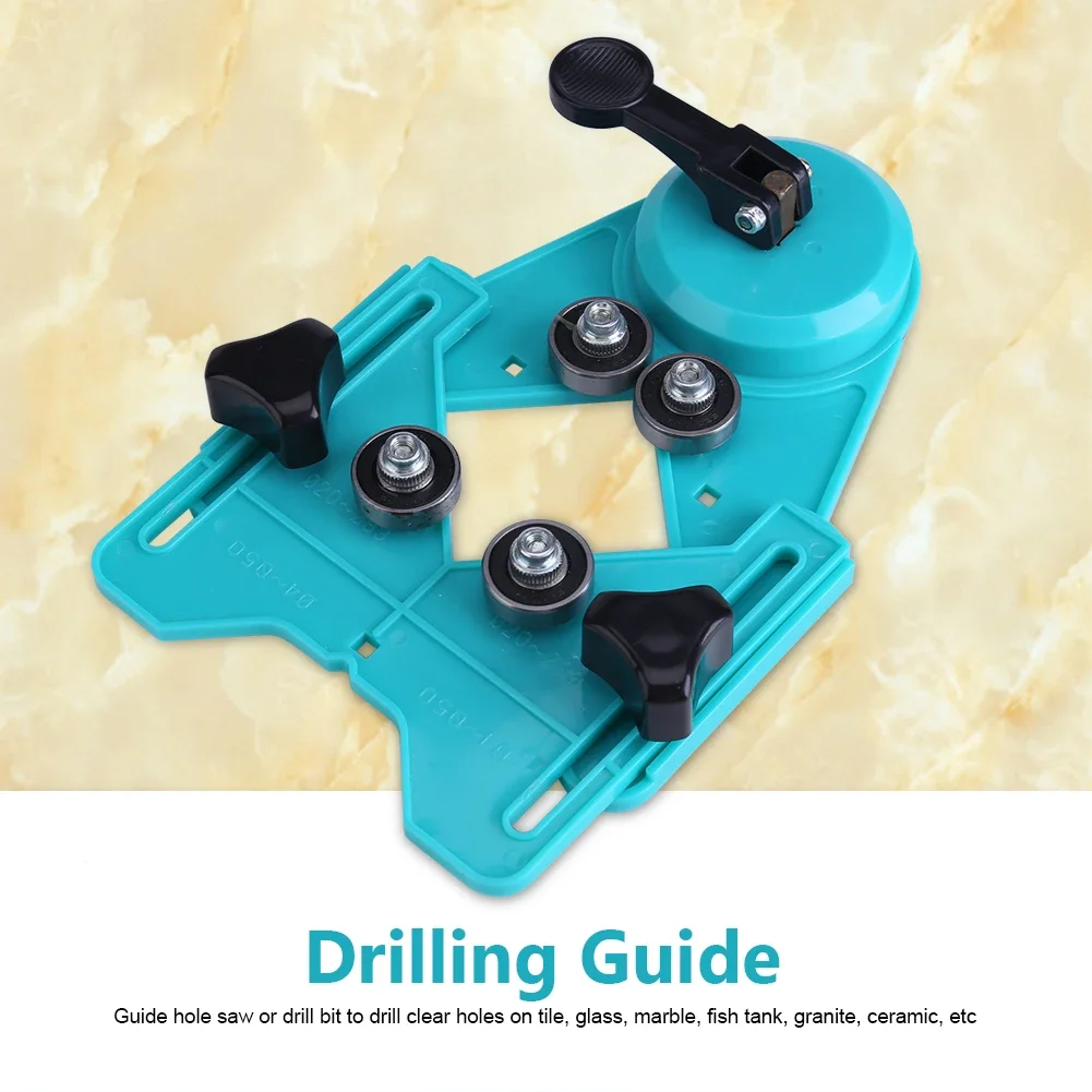 4mm-80mm Adjustable Drill Bit Cceramic/Glass/Marble Hole Saw Guide Sucker Base Locator