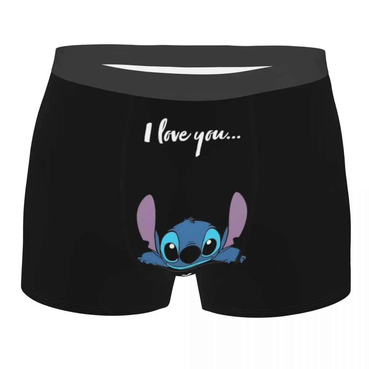 

Custom Fashion Cute Stitch Boxers Shorts Panties Men's Underpants Stretch Cartoon Briefs Underwear