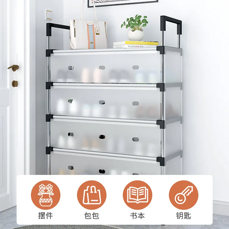 Simple Shoe Rack Multi-Layer Assembly, Simple Dust Storage Rack, Multi-Functional, Home Economical, Space Saving