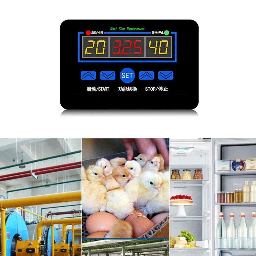 XH-W1411 Digital Thermostat DC 12V/100-240V Temperaturregler Programmierbarer Thermostat Temperatur Regler